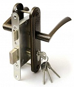 Картинка Замок врезной ЗЕНИТ ЗВ4-3.07 (медь)